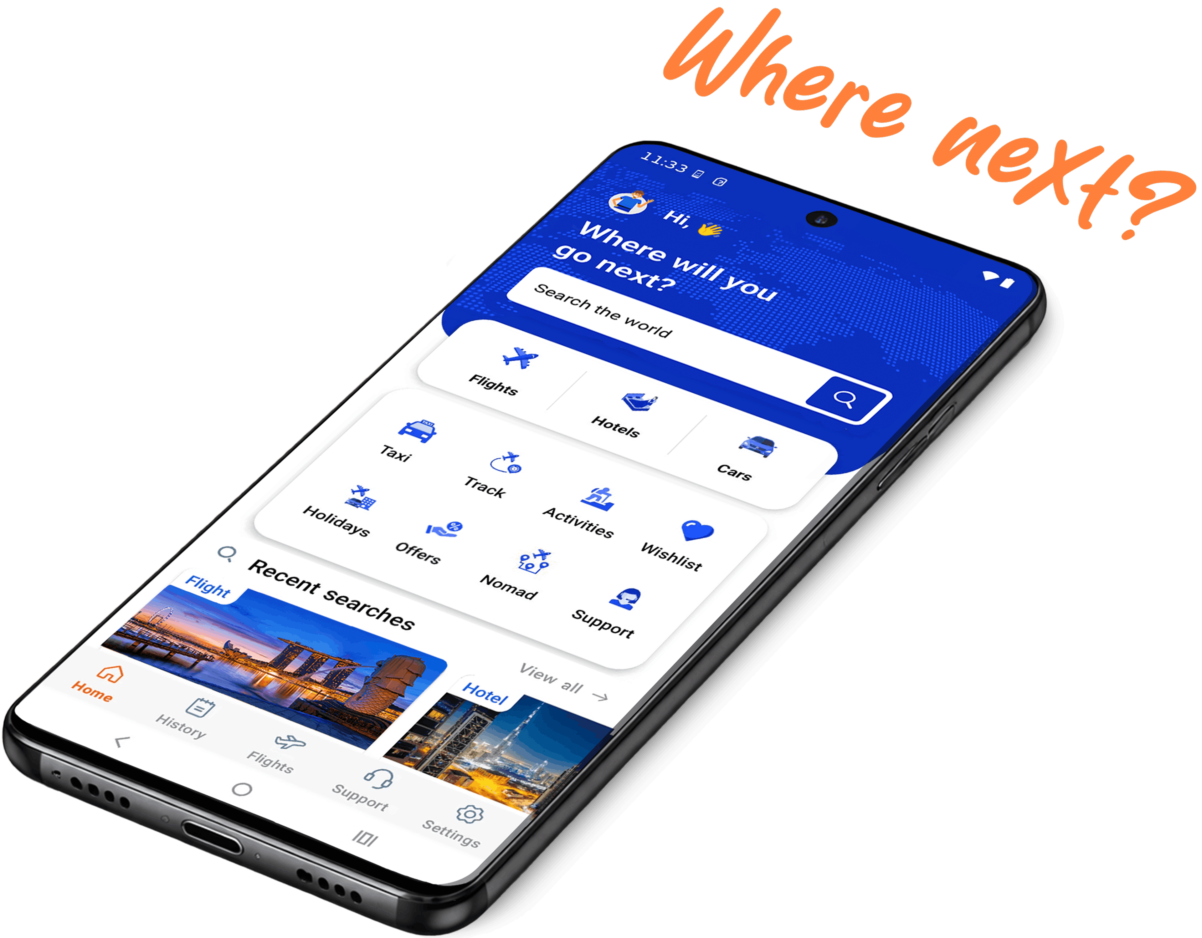 FareFirst app preview on phone