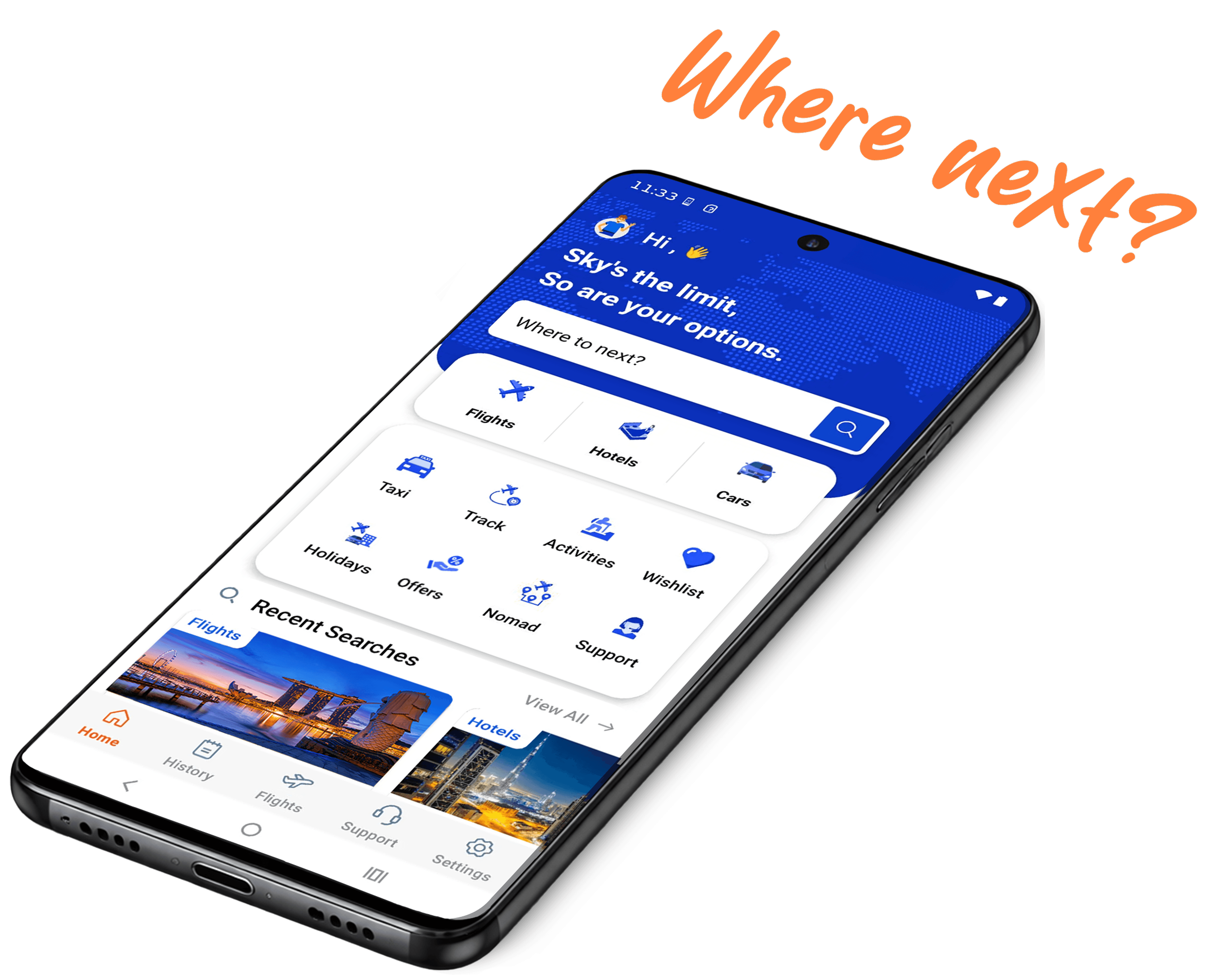 FareFirst app preview on phone